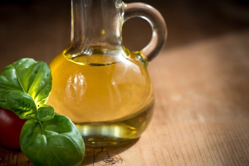 aceite de oliva piel